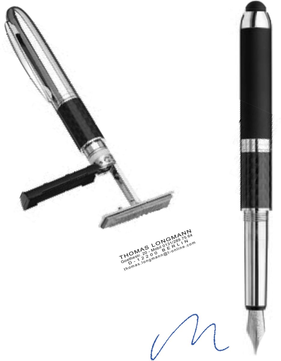 Heri Stamp Writer 80321 | Pen met stempel bestellen | Opmaak met uw eigen tekst | cadeau tip!